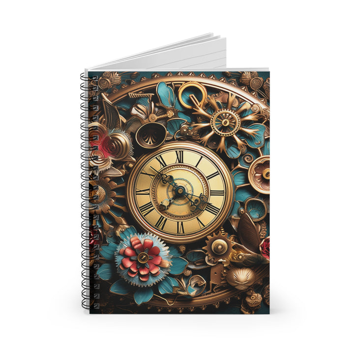 Grand Gears Spiral Notebook - Ruled Line