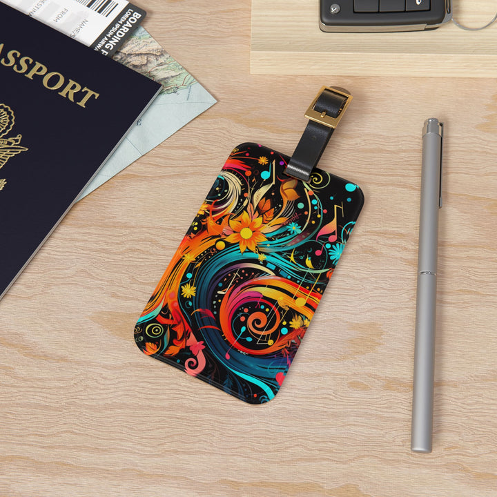 Vibrant Splash Luggage Tag