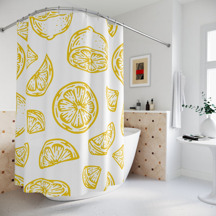 Lemon Zest Shower Curtain