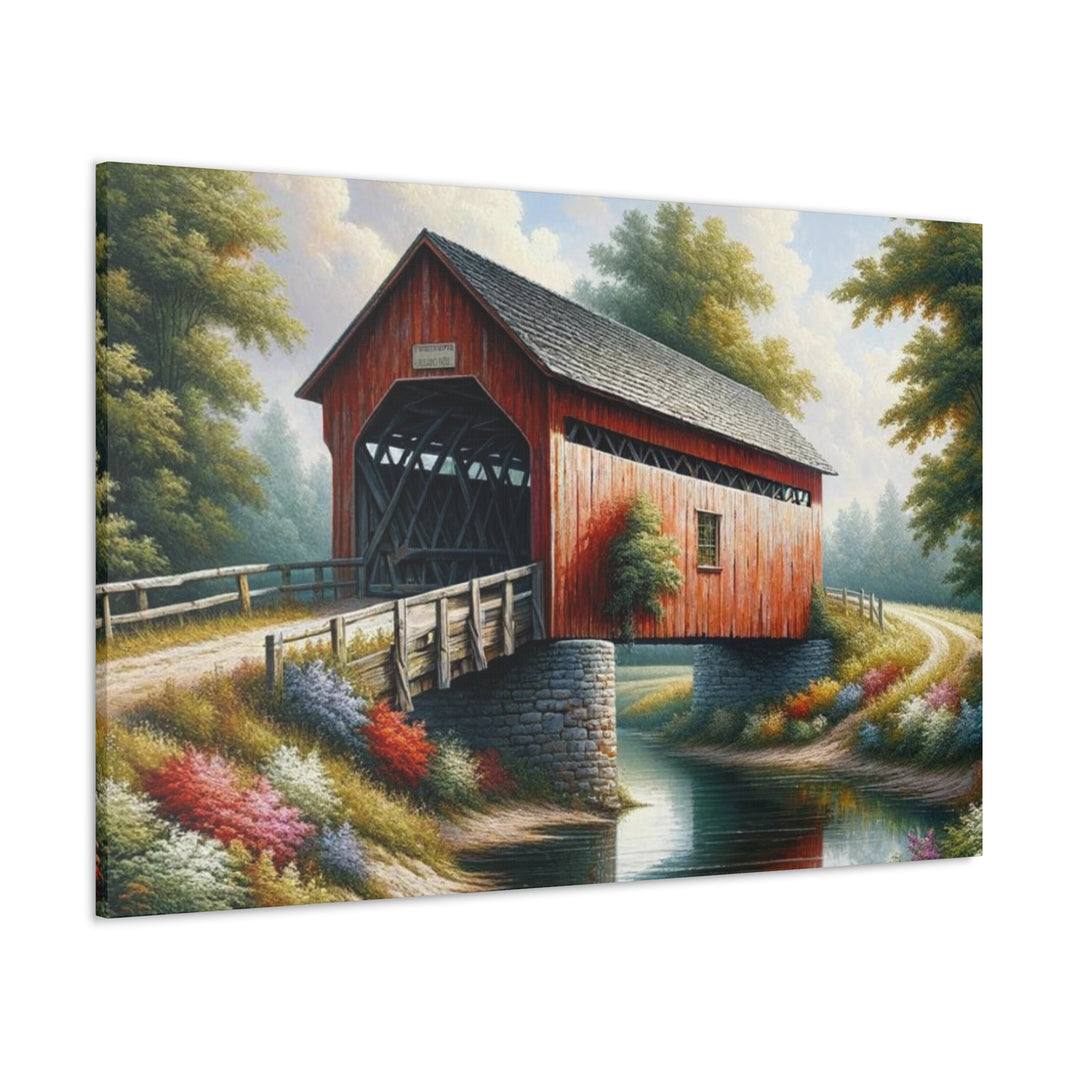 Country Bridge Canvas Gallery Wraps