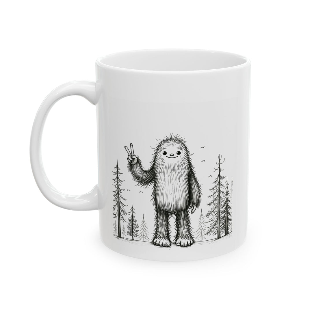 Sasquatch, Ceramic Mug 11oz